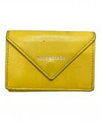 BALENCIAGAバレンシアガ）の古着「コンパクトウォレット」｜イエロー