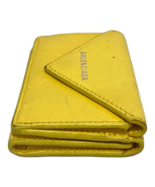 BALENCIAGA（バレンシアガ）BALENCIAGA (バレンシアガ) コンパクトウォレット イエローの古着・服飾アイテム