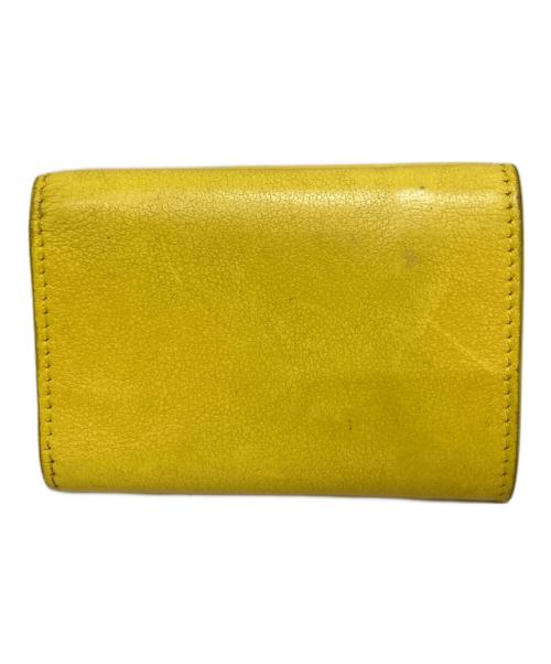 BALENCIAGA（バレンシアガ）BALENCIAGA (バレンシアガ) コンパクトウォレット イエローの古着・服飾アイテム