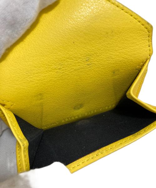 BALENCIAGA（バレンシアガ）BALENCIAGA (バレンシアガ) コンパクトウォレット イエローの古着・服飾アイテム