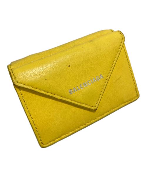 BALENCIAGA（バレンシアガ）BALENCIAGA (バレンシアガ) コンパクトウォレット イエローの古着・服飾アイテム