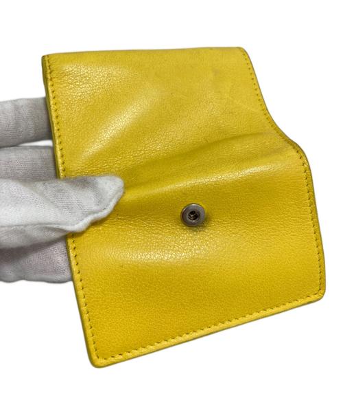 BALENCIAGA（バレンシアガ）BALENCIAGA (バレンシアガ) コンパクトウォレット イエローの古着・服飾アイテム