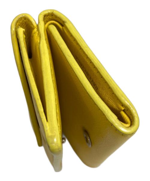 BALENCIAGA（バレンシアガ）BALENCIAGA (バレンシアガ) コンパクトウォレット イエローの古着・服飾アイテム