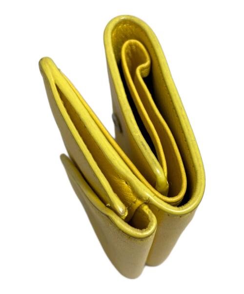 BALENCIAGA（バレンシアガ）BALENCIAGA (バレンシアガ) コンパクトウォレット イエローの古着・服飾アイテム