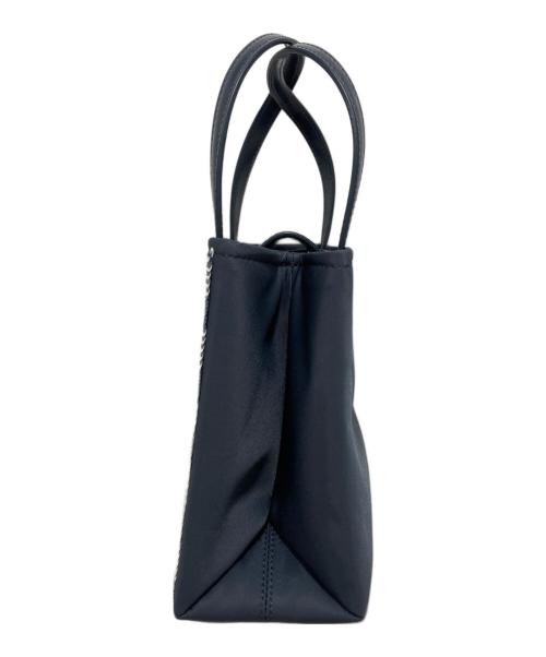 Kate Spade（ケイトスペード）Kate Spade (ケイトスペード) ギンガム シークイン スモール トート ネイビーの古着・服飾アイテム