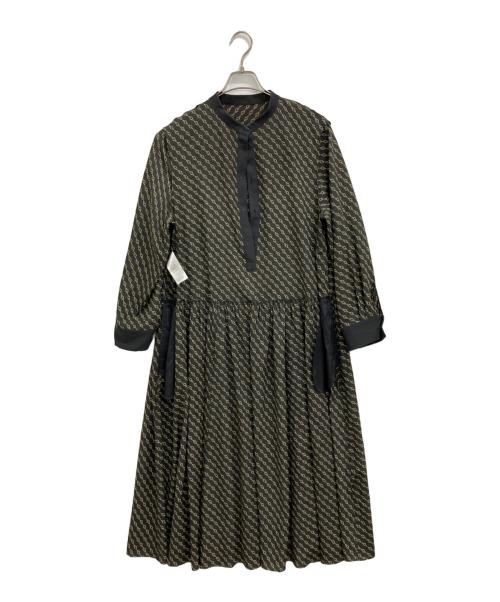 23区（ニジュウサンク）23区 (ニジュウサンク) ワンピース ブラック サイズ:48の古着・服飾アイテム