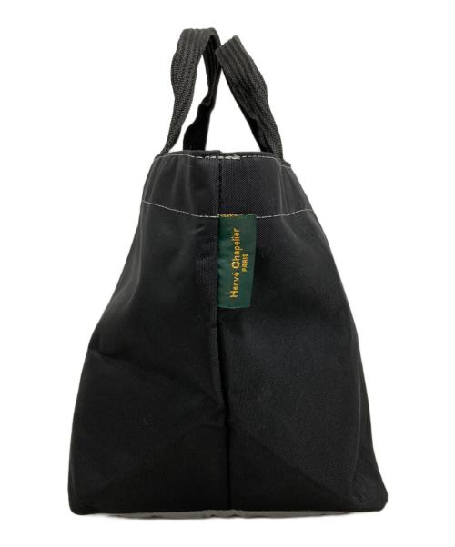 Herve Chapelier（エルベシャプリエ）Herve Chapelier (エルベシャプリエ) ナイロン舟型トートM ブラックの古着・服飾アイテム