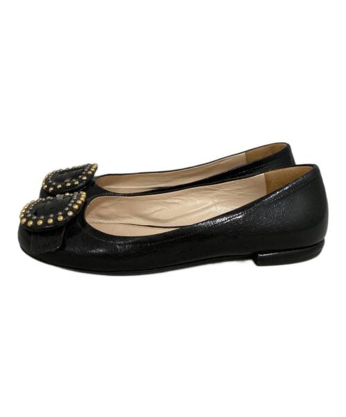 PRADA（プラダ）PRADA (プラダ) パンプス ブラック サイズ:37の古着・服飾アイテム