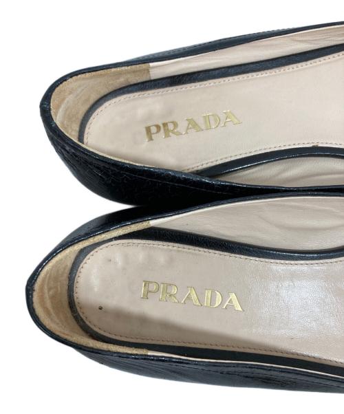 PRADA（プラダ）PRADA (プラダ) パンプス ブラック サイズ:37の古着・服飾アイテム