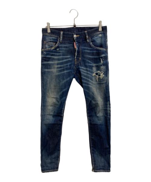 DSQUARED2（ディースクエアード）DSQUARED2 (ディースクエアード) デニムパンツ インディゴ サイズ:42の古着・服飾アイテム