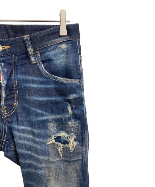 DSQUARED2（ディースクエアード）DSQUARED2 (ディースクエアード) デニムパンツ インディゴ サイズ:42の古着・服飾アイテム