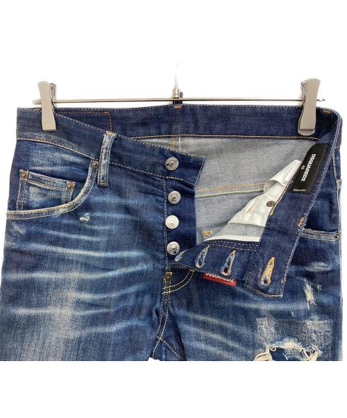 DSQUARED2（ディースクエアード）DSQUARED2 (ディースクエアード) デニムパンツ インディゴ サイズ:42の古着・服飾アイテム