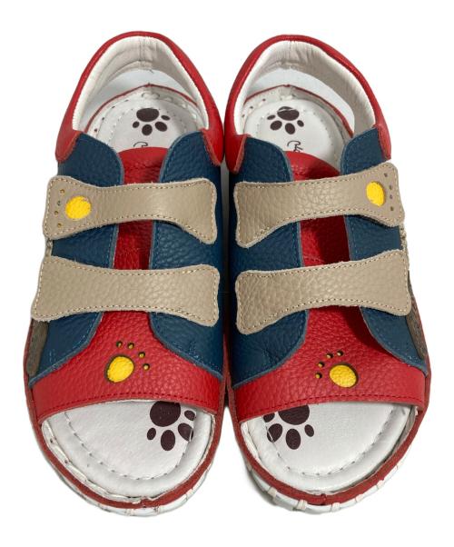 estacion（エスタシオ）estacion (エスタシオ) サンダル レッド×ネイビー サイズ:24の古着・服飾アイテム