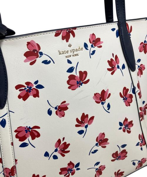 Kate Spade（ケイトスペード）Kate Spade (ケイトスペード) トロピカル バッグ ホワイトの古着・服飾アイテム