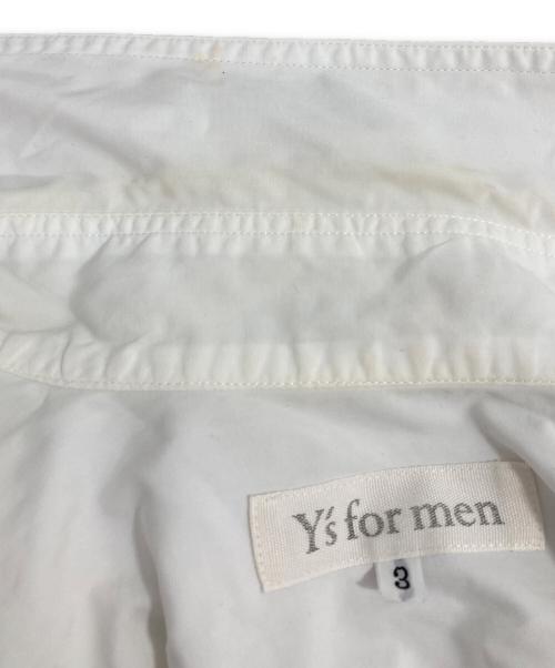 Y's for men（ワイズフォーメン）Y'S for men (ワイズフォーメン) 長袖シャツ ホワイト サイズ:3の古着・服飾アイテム
