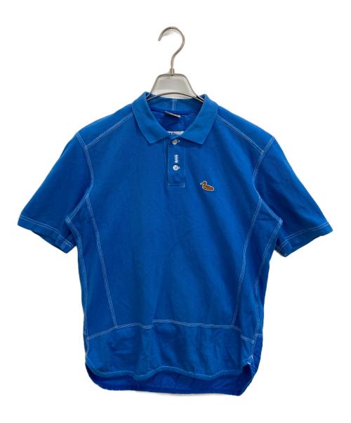 eYe COMME des GARCONS JUNYAWATANABE MAN（アイ コム デ ギャルソン ジュンヤ ワタナベ マン）eYe COMME des GARCONS JUNYAWATANABE MAN (アイ コム デ ギャルソン ジュンヤ ワタナベ マン) CarHartt (カーハート) ポロシャツ ブルー サイズ:Mの古着・服飾アイテム