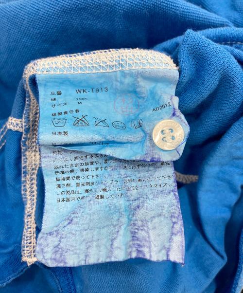 eYe COMME des GARCONS JUNYAWATANABE MAN（アイ コム デ ギャルソン ジュンヤ ワタナベ マン）eYe COMME des GARCONS JUNYAWATANABE MAN (アイ コム デ ギャルソン ジュンヤ ワタナベ マン) CarHartt (カーハート) ポロシャツ ブルー サイズ:Mの古着・服飾アイテム