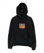 stussyステューシー）の古着「パーカー」｜ブラック