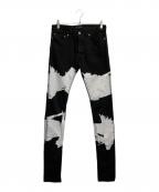 DIESEL Black Goldディーゼル ブラック ゴールド）の古着「スキニーパンツ」｜ブラック