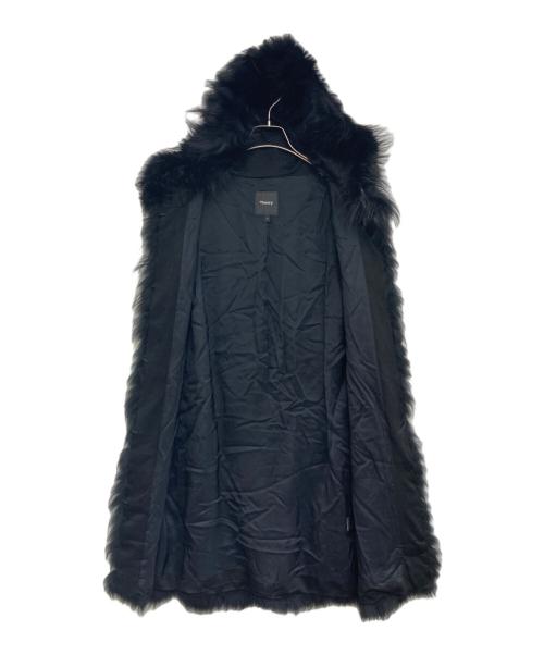 theory（セオリー）theory (セオリー) フォックスファーロングジレ ブラック サイズ:Sの古着・服飾アイテム