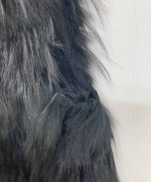 theory（セオリー）theory (セオリー) フォックスファーロングジレ ブラック サイズ:Sの古着・服飾アイテム