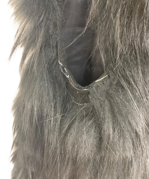 theory（セオリー）theory (セオリー) フォックスファーロングジレ ブラック サイズ:Sの古着・服飾アイテム