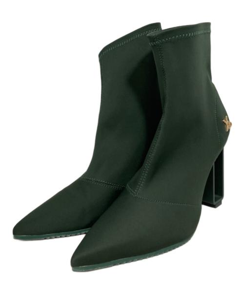 YELLO（イエロ）YELLO (イエロー) ブーツ グリーン サイズ:Lの古着・服飾アイテム