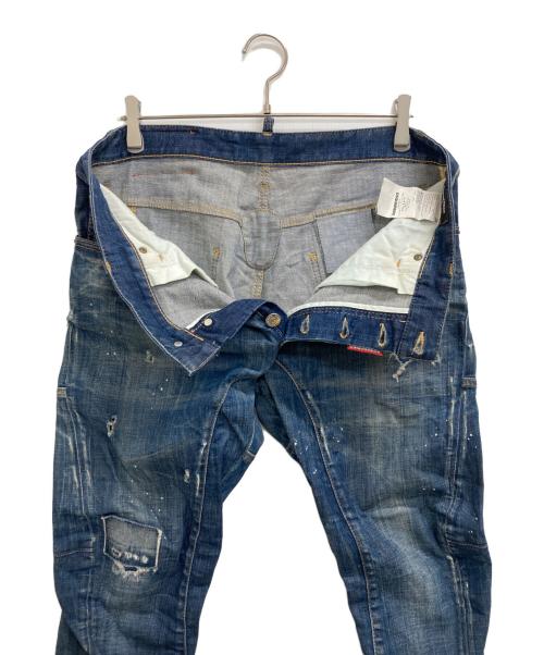 DSQUARED2（ディースクエアード）DSQUARED2 (ディースクエアード) TIDY BIKER JEAN インディゴ サイズ:50の古着・服飾アイテム