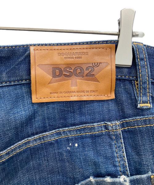 DSQUARED2（ディースクエアード）DSQUARED2 (ディースクエアード) TIDY BIKER JEAN インディゴ サイズ:50の古着・服飾アイテム
