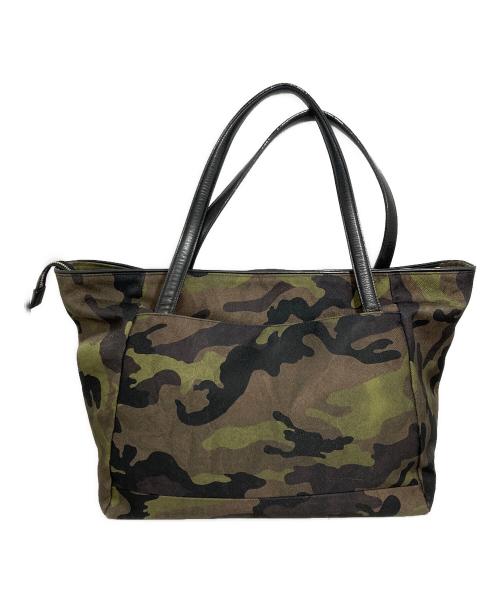 PELLE MORBIDA（ペッレモルビダ）PELLE MORBIDA (ペッレモルビダ) トートバッグ カーキの古着・服飾アイテム