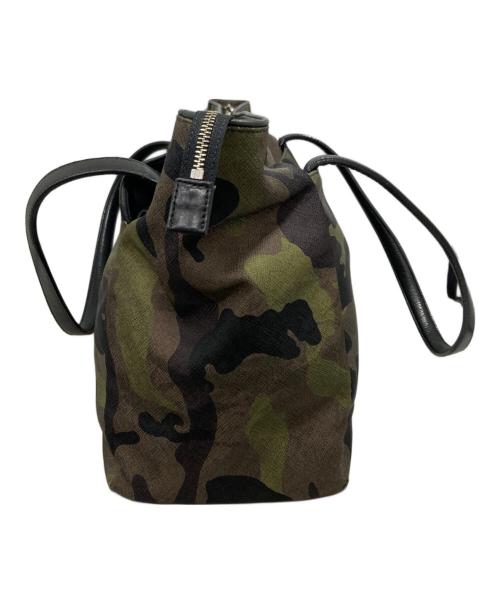 PELLE MORBIDA（ペッレモルビダ）PELLE MORBIDA (ペッレモルビダ) トートバッグ カーキの古着・服飾アイテム