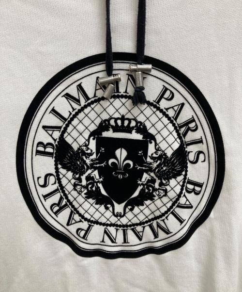 BALMAIN（バルマン）BALMAIN (バルマン) パーカー ホワイト サイズ:XSの古着・服飾アイテム