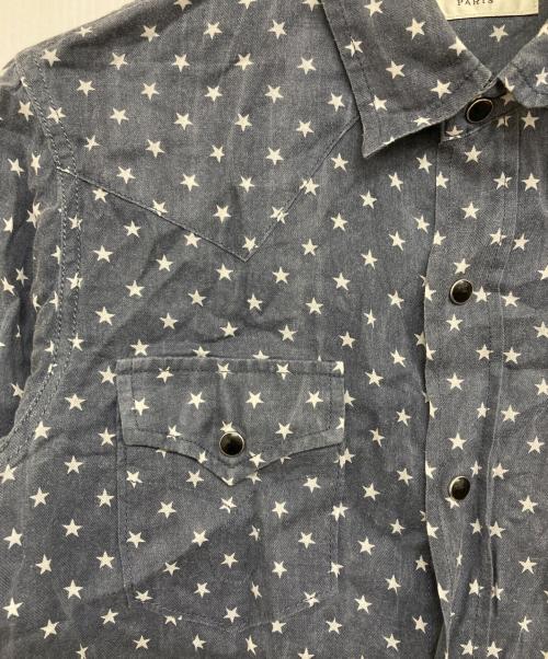 Saint Laurent Paris（サンローランパリ）Saint Laurent Paris (サンローランパリ) ウエスタンシャツ ネイビー サイズ:XSの古着・服飾アイテム