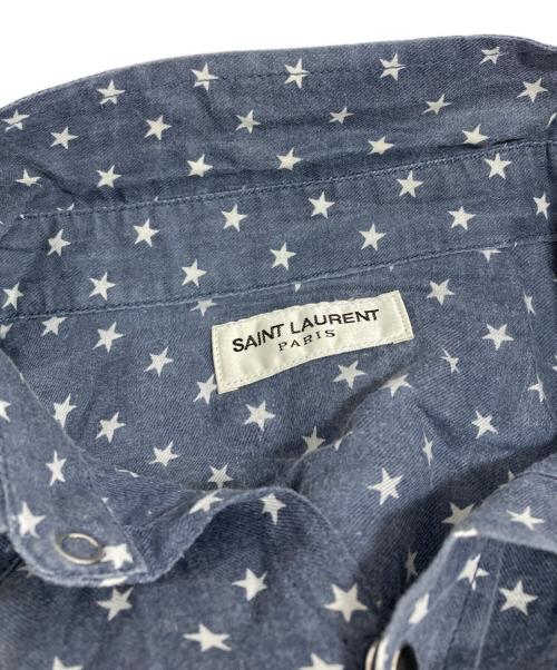 Saint Laurent Paris（サンローランパリ）Saint Laurent Paris (サンローランパリ) ウエスタンシャツ ネイビー サイズ:XSの古着・服飾アイテム