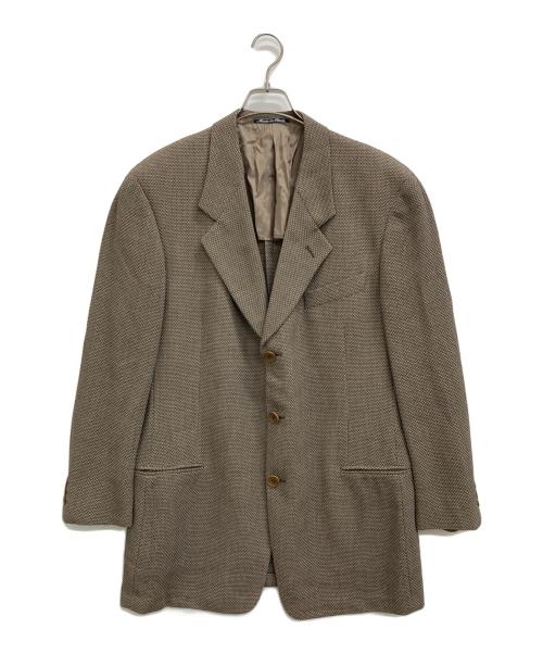 GIORGIO ARMANI（ジョルジョアルマーニ）GIORGIO ARMANI (ジョルジョアルマーニ) 3Bテーラードジャケット ブラウン サイズ:52の古着・服飾アイテム