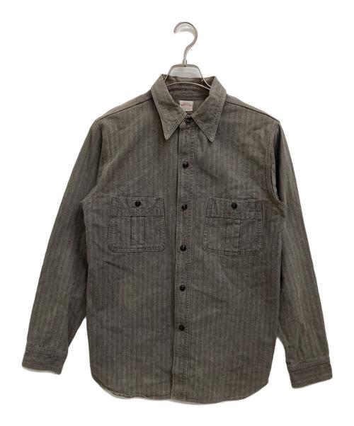 WAREHOUSE（ウエアハウス）WAREHOUSE (ウエアハウス) シャンブレーシャツ グレー サイズ:MEDIUM　15-151/2の古着・服飾アイテム