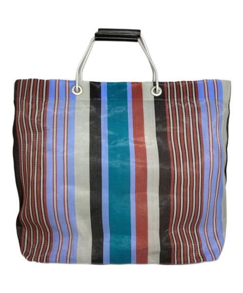 MARNI（マルニ）MARNI (マルニ) フラワーカフェトートバッグ ネイビーの古着・服飾アイテム