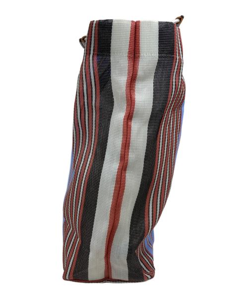 MARNI（マルニ）MARNI (マルニ) フラワーカフェトートバッグ ネイビーの古着・服飾アイテム