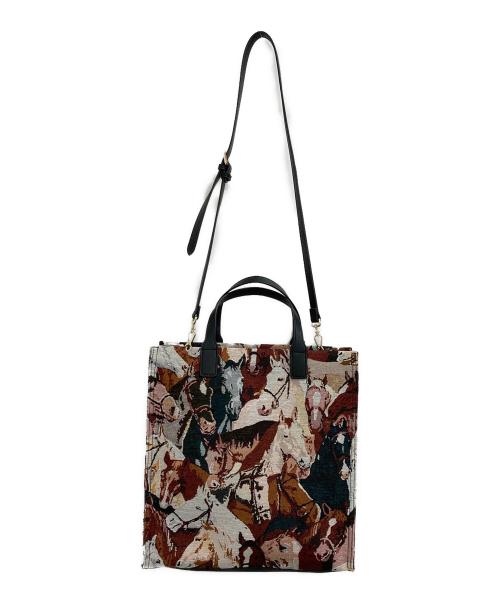 ear PAPILLONNER（イアパピヨネ）ear PAPILLONNER (イアパピヨネ) トートバッグ マルチカラーの古着・服飾アイテム