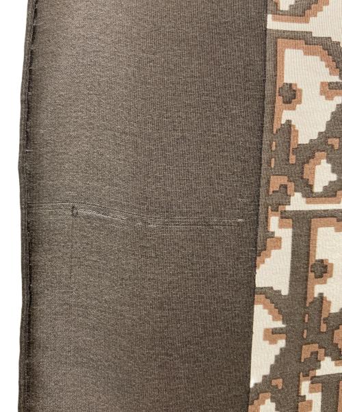 Christian Dior（クリスチャン ディオール）Christian Dior (クリスチャン ディオール) トラッター柄スカーフ ブラウンの古着・服飾アイテム