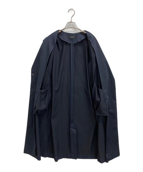 UNTITLED（アンタイトル）UNTITLED (アンタイトル) タスランノーカラーコート ネイビー サイズ:3の古着・服飾アイテム