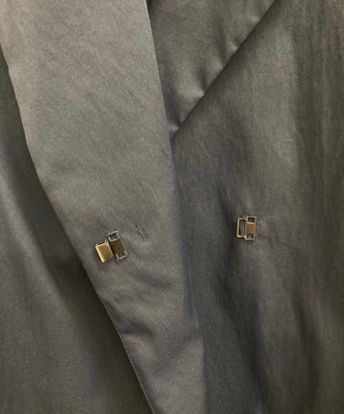 UNTITLED（アンタイトル）UNTITLED (アンタイトル) タスランノーカラーコート ネイビー サイズ:3の古着・服飾アイテム