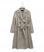 UNTITLEDアンタイトル）の古着「バックサテン トレンチコート」｜ベージュ