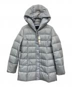 INDIVIインディヴィ）の古着「ウォッシャブルロング丈ダウンコート」｜スカイブルー