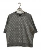 LOUIS VUITTONルイ ヴィトン）の古着「スパンコール半袖ニット」｜グレー
