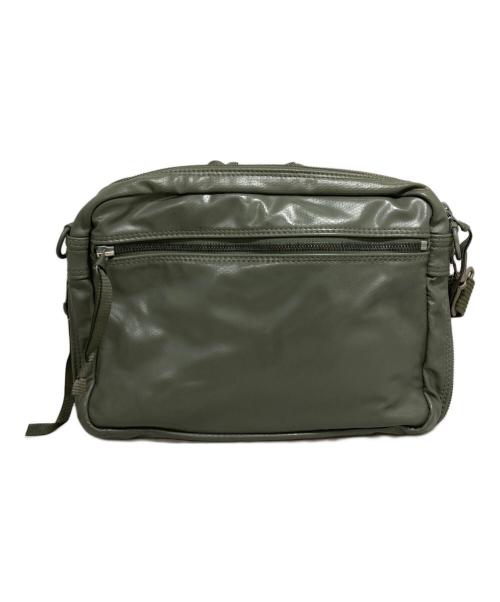 LUGGAGE LABEL（ラゲッジ レーベル）LUGGAGE LABEL (ラゲッジ レーベル) ニューライナーショルダーバッグ グリーンの古着・服飾アイテム