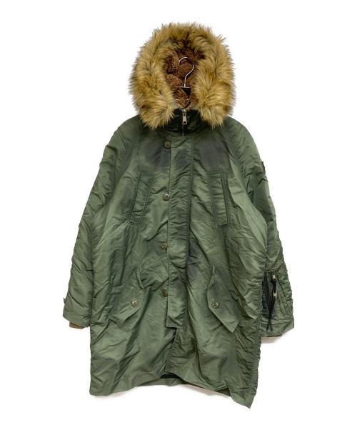 DIESEL（ディーゼル）DIESEL (ディーゼル) モッズコート カーキ サイズ:Mの古着・服飾アイテム