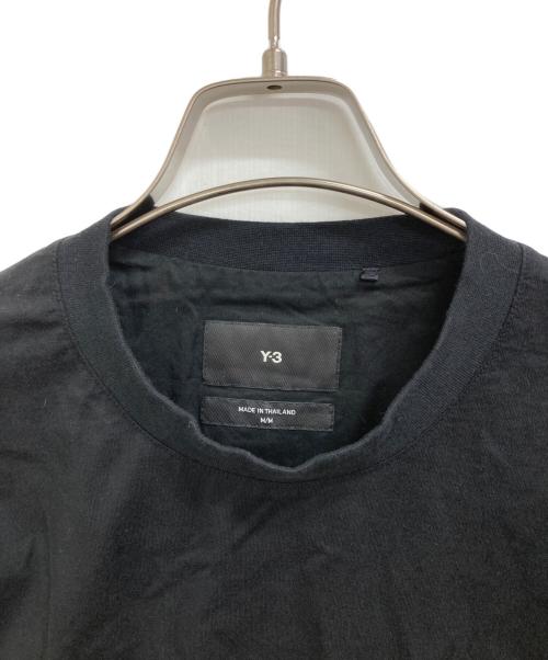 Y-3（ワイスリー）Y-3 (ワイスリー) ロゴロングスリーブT シャツ ブラック サイズ:Mの古着・服飾アイテム