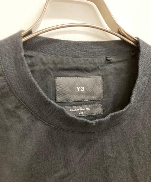 Y-3（ワイスリー）Y-3 (ワイスリー) ロゴロングスリーブT シャツ ブラック サイズ:Mの古着・服飾アイテム