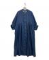 MUNICH（ミューニック）の古着「8ozウォッシュデニムパフスリーブシャツワンピース」｜ブルー